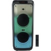 image:imageRockville BASS Party 65 1200W Bluetooth Speaker Dual 65 Woofers 4 LED Modes Mic amp Guitar Inputs TWS Linking Rechargeable Battery for Parties and KaraokeBlack