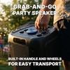 image:imageRockville Bass Party 10 V2 Dual 10 2000W Battery Powered Portable Bluetooth Speaker LED Lights Long Battery Life for Parties and Outdoor Events