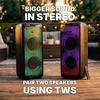 image:imageRockville Bass Party 10 V2 Dual 10 2000W Battery Powered Portable Bluetooth Speaker LED Lights Long Battery Life for Parties and Outdoor Events