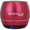 image:imageRockville RPB2RED 5W Portable Bluetooth Speaker TWS Wireless Stereo Link Builtin Mic SD Slot Selfie Remote Aluminum DesignRed