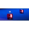 image:imageRockville RPB2RED 5W Portable Bluetooth Speaker TWS Wireless Stereo Link Builtin Mic SD Slot Selfie Remote Aluminum DesignRed