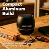 image:imageRockville RPB3BLACK 2 Portable Bluetooth Speakers 3W Drivers 5W Total Output TWS Wireless Linking Builtin Mic SD Slot for Travel and Home UseBlack