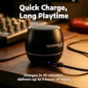image:imageRockville RPB3BLACK 2 Portable Bluetooth Speakers 3W Drivers 5W Total Output TWS Wireless Linking Builtin Mic SD Slot for Travel and Home UseBlack