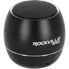 image:imageRockville RPB3BLACK 2 Portable Bluetooth Speakers 3W Drivers 5W Total Output TWS Wireless Linking Builtin Mic SD Slot for Travel and Home UseBlack