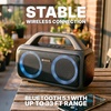 image:imageRockville RPB50 20W x 2 RMS 40W Total Portable Bluetooth Speaker TWS Linking LED Lights Long Battery for Parties and Outdoor Adventures