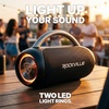 image:imageRockville RPBD3 30W Portable Bluetooth Speaker Water Resistant TWS Pairing LED Lights Long Battery Life Perfect for Parties and Outdoor Adventures