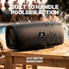 image:imageRockville RPBKAR 20W Portable Bluetooth Speaker with Karaoke Microphone Party LEDs USB Charging Weather Resistant for Parties and Outdoor Events
