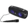 image:imageRockville RPBKAR 20W Portable Bluetooth Speaker with Karaoke Microphone Party LEDs USB Charging Weather Resistant for Parties and Outdoor Events