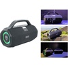 image:imageRockville SONIC50L Portable Bluetooth Speaker 50W Stereo Sound Dual LED Rings IPX5 WaterResistant Upto 24Hour Battery TWS USBTF CardAUXMic Inputs for Outdoor and Indoor Events