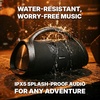 image:imageRockville SonicXXL 70W Portable Bluetooth Speaker Deep Bass IPX5 WaterResistant 33 Ft Bluetooth Range 24Hour Battery USBSD Playback for Outdoor Use