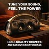 image:imageRockville SonicXXL 70W Portable Bluetooth Speaker Deep Bass IPX5 WaterResistant 33 Ft Bluetooth Range 24Hour Battery USBSD Playback for Outdoor Use