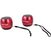 image:imageRockville RPB3BLACK 2 Portable Bluetooth Speakers 3W Drivers 5W Total Output TWS Wireless Linking Builtin Mic SD Slot for Travel and Home UseRed