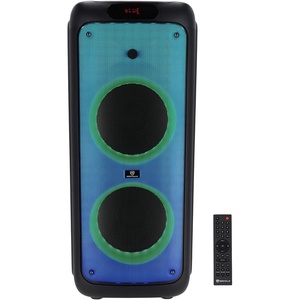 image:imageRockville Bass Party 10 V2 Dual 10 2000W Battery Powered Portable Bluetooth Speaker LED Lights Long Battery Life for Parties and Outdoor Events
