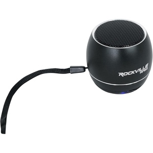 image:imageRockville RPB2RED 5W Portable Bluetooth Speaker TWS Wireless Stereo Link Builtin Mic SD Slot Selfie Remote Aluminum DesignBlack