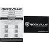 image:imageRockville Pair HC5516 Black 525 300W inCeiling Speakers 16 Ohm Polypropylene Woofer Mylar Dome Tweeter Swivel Tweeter for Home TheaterBlack
