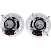image:imageRockville Pair HC5516 Black 525 300W inCeiling Speakers 16 Ohm Polypropylene Woofer Mylar Dome Tweeter Swivel Tweeter for Home TheaterWhite