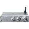image:imageRockville BLUAMP 21 Silver 21 Channel Bluetooth 51 Amplifier Receiver 200W Peak150W RMS RCAAUX Inputs Passive Subwoofer Output Compact Design for Home AudioSilver