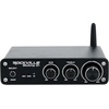 image:imageRockville BLUAMP 21 Silver 21 Channel Bluetooth 51 Amplifier Receiver 200W Peak150W RMS RCAAUX Inputs Passive Subwoofer Output Compact Design for Home AudioBlack