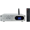 image:imageRockville BLUDAC2S 150W HiRes 192K Amplifier Bluetooth Receiver wUSB Optical Coax Sub Out ClassD DSP EQ Remote Brushed Aluminum Compact Design for Home Theater amp MusicSilver