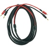image:imageRockville BN10 10 ft 14 AWG 100 OFC Copper Banana to Banana Braided Pro Cable Durable for Audio Systems and Speaker Connections 2Piece