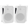 image:imageRockville HP4S8 4in 8 Ohm OutdoorIndoor Home Theater Speakers Swivel Bracket Mount Weather Resistant for Patios Decks Garages and Living Rooms 6piece