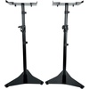 image:imageRockville ROCKSHELF 64C Bundle 2 65 in 400W Peak 100W RMS Wood Home Theater Bookshelf Speakers RVSM5 Pair Studio Monitor Bookshelf Speaker Stands with Adjustable Height 3Items