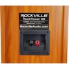 image:imageRockville RockTower 68C Passive Tower Speaker 8 Ohm Classic Wood Grain 500W Peak 3Way Dual 65 MDF Cabinet Detachable Grille for Home Audio 2piece