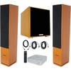 image:imageRockville Bundle 2 RockTower 64C Classic Tower Speakers Bundle with 1 Amp Space Silver WiFi Receiver1 Rock Shaker 10 Subwoofer1 RCDR25B2 BN20 Audio Cables 7 Item