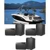 image:imageRockville Bundle 6 HP4S8 Black 4 Marine Box Speakers with Swivel Bracket for Boats Items 6