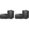 image:imageRockville HP4S BK 4 in 360W Peak 120W RMS OutdoorIndoor Speakers Swivel Wall Mount IPX44 Weather Resistant HighFidelity Sound for Home Theater and Patio Use 4Piece