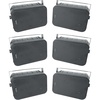 image:imageRockville HP65S8 65 in 500W Peak 160W RMS 8Ohm IndoorOutdoor Wall Mount Home Theater Speakers Swivel Brackets for Patios Garages and Living Rooms 6piece