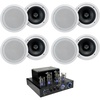 image:imageRockville LED Tube AmpHome Theater Receiver8 8 White Ceiling Speakers