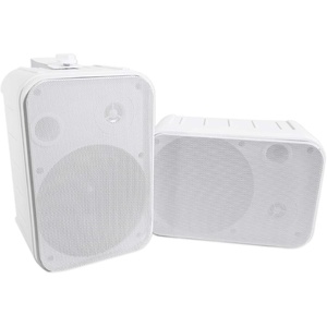 image:imageRockville HP65S 65 500W Outdoor Indoor Home Theater Speakers 8 Ohm Waterproof Swivel Brackets Powerful Bass Perfect for Patios and Commercial Spaces