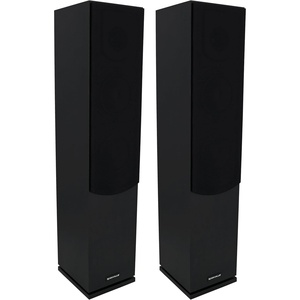 image:imageRockville Pair Lux 654 Black Dual 65 Home Theater Stereo Tower Speakers 160W RMS 640W Peak 8 Ohm Silk Tweeter MDF Audio Cabinet 22Hz20kHz USAEngineered VietnamMade 2 Items