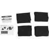 image:imageRockville RFSSB Black DJ Event Facade 4 Panels BuiltIn Scrim Foldable Travel Bag NonSlip Feet Steel Frame Perfect for DJs Parties amp EventsBlack