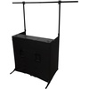 image:imageRockville ROCKBOOTH PRO PACK DJ Booth Table w 70 TV Mount Lighting Truss Scrims for Professional DJs and Event Performers