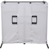 image:imageRockville RockBooth TV DJ Booth Dual Tables with 3270 Inch TV Mount Foldable Design AntiTip Legs for Professional DJs and Event Performers