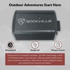 image:imageRockville PS20 ATVUTVMotorcycle 2Channel Bluetooth Amplifier 1200W Peak  150W RMS IP65 Waterproof ClassD Compact
