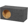 image:imageRockville RBS12DES 12 Ported Sub Box Enclosure for Destroyer 12D1D2  Vented Subwoofer Box 34 MDF USA Made 26 cuft Net 43Hz Tuning 10 Mounting Depth Gold Terminals SPL Design