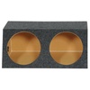 image:imageRockville RD12A Dual 12 Sealed Subwoofer Enclosure Box 34 MDF Slanted Face Design Gold Spring Terminals Tight Bass for Car Audio