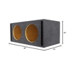 image:imageRockville RDV12M Dual 12 Vented wDivided Chambers 20 Cu FtSide Sub Enclosure