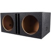image:imageRockville RDVB12 Dual 12 175 cuft Vented Subwoofer Enclosure Box Grade A 34 USA MDF Gold Terminals Precision Port Made in USA for Car Audio