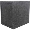 image:imageRockville RS10 Single 10 Sealed Car Subwoofer Enclosure Box 075 cuft Net Volume 34 MDF Made in USA Gold Terminals Tight Bass for Car Audio