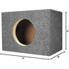 image:imageRockville RS65 Single 65 Sealed MDF Subwoofer Enclosure 041 cu ft Deep Bass Durable Carpet Finish Compact Design for Car Audio Enthusiasts