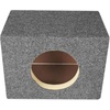 image:imageRockville RS65 Single 65 Sealed MDF Subwoofer Enclosure 041 cu ft Deep Bass Durable Carpet Finish Compact Design for Car Audio Enthusiasts