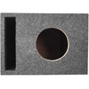 image:imageRockville RSV65 Single 65 Subwoofer Vented MDF Sub Enclosure 089 Cu Ft PrecisionTuned Port Durable MDF Build Compact Design for Car Audio Systems