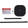 image:imageRockville SABER STAND BLACK Adjustable Height Stand for Rock Saber Tube Lights Weighted Base Foam Padding Steel Construction for Event Lighting ProfessionalsBlack
