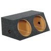image:imageRockville RD12A Dual 12 Sealed Subwoofer Enclosure Box 34 MDF Slanted Face Design Gold Spring Terminals Tight Bass for Car Audio