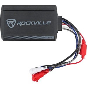 image:imageRockville PS20 ATVUTVMotorcycle 2Channel Bluetooth Amplifier 1200W Peak  150W RMS IP65 Waterproof ClassD Compact