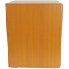 image:imageRockville Rock Shaker 12 White 800W Powered Home Theater Subwoofer  800W Peak  400W RMS Class D Amp MDF Enclosure RearFiring Port RCA and Speaker Level Inputs Phase Switch Foam GrillClassic Wood